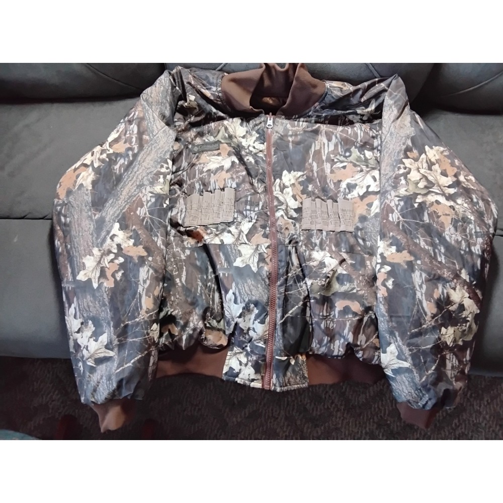 Columbia Reversible Camo Vintage Puff Jacket Men's Size XL
